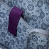 Nas Bag Unisex Zararlı Kimyasal İçermeyen Waterproof Sırt Çantası Mor