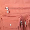 Nas Bag Unisex Zararlı Kimyasal İçermeyen Su İtici Özelliğe Sahip Omuz ve Sırt Çantası Dönüştürülebilir Tasarım  Gül Kurusu