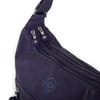 Nas Bag Unisex Zararlı Kimyasal İçermeyen Su İtici Özelliğe Sahip Omuz ve Sırt Çantası Dönüştürülebilir Tasarım  Koyu Mor