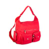 Nas Bag Unisex Zararlı Kimyasal İçermeyen Su İtici Özelliğe Sahip Omuz ve Sırt Çantası Dönüştürülebilir Tasarım  Kırmızı
