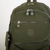 Nas Bag Unisex Zararlı Kimyasal İçermeyen Waterproof Sırt Çantası Koyu Yeşil
