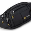 Nas Bag (Waterproof) Outdoor Fonksiyonel Çok Gözlü Erkek Bel ve Body Bag Siyah