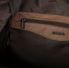 Nas Bag Yıkanmış Deri Çok Gözlü Yumuşak Dokulu Sırt Çantası Vizon