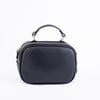 Nas Bag Zincirli Kapitone Çift Gözlü El ve Çapraz Çanta Siyah  Taşlı ( 21x16 cm )