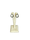 925 Sterling Silver Quartz Droplet Earrings 