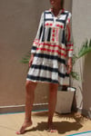 Aztec Design Women Midi Multicolour Dress