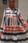 Aztec Design Women Midi Multicolour Dress