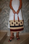Casual  Natural Fiber Braid Tote Bag 