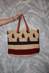 Casual  Natural Fiber Braid Tote Bag 