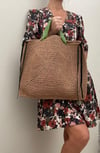 Chic & Versatile Raffia Tote Bag
