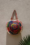 Colourful Natural Fiber Straw Shoulder Bag
