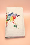 Colourful World Passport Cover and Wallet