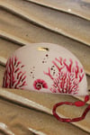 Coral Reef Hand Painted Clutch