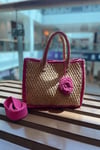 Crochet Handmade Chic Floral Bag