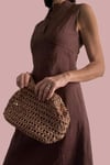 Crochet Pouch Glitter Clutch Bag