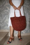 Dark Orange Natural Elegance Tote Bag