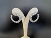Diamond White Zirconia Sterling Silver Stud Earrings