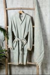 Elegant Bathrobe Set with Towel 