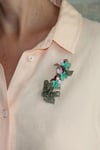 Flower Bouquet Handmade Brooch Gift for Her 