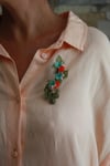 Flower Bouquet Handmade Brooch Gift for Her 