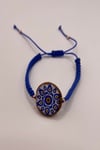 Flower of Love Hand Painted Clay Bracelet