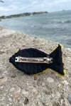 Handmade Embroidered Fish Hair Clip
