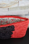 Handmade Naturally Cloured Red Clutch Bag