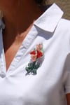 Handmade Tulip Brooch, Needle Lace