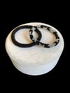 Knitted Handmade Bracelet, Set of 2 Black & Silver Star