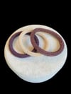 Knitted Handmade Bracelet, Set of 3  Lilac Love & Cream