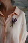 Lavender Bouquet Handmade Brooch