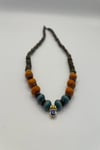 Love Natural Elegance Necklace with Evil Eye Bead