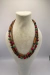 Natural Long Chakra Colours Handmade Necklace