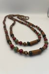 Natural Long Chakra Colours Handmade Necklace