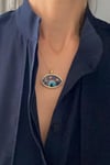 Night Eye Ceramic Amulet Necklace