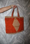 Organic Diamond Pattern Tote Bag