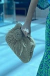 Otris Feathered Crochet Handbag