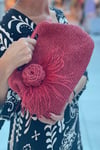 Otris Feathered Crochet Handbag