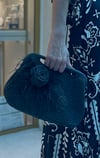 Otris Feathered Crochet Handbag