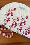 Pink Flowers Field On The Clutch Bag