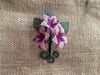 Purple and Pink Art, Handmade Brooch