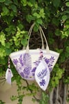 Purple Garden Handmade Tote Bag