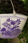 Purple Garden Handmade Tote Bag