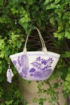Purple Garden Handmade Tote Bag