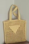 Raffia Crochet Handmade Shoulder Bag