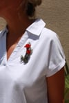 Silk Thread Rose Brooch Gift for Her 