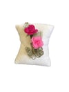 Silk Thread Rose Brooch Gift for Her 