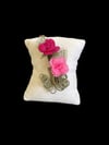 Silk Thread Rose Brooch Gift for Her 