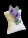Spring Flower Bouquet Needle Lace Brooch