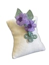 Spring Flower Bouquet Needle Lace Brooch